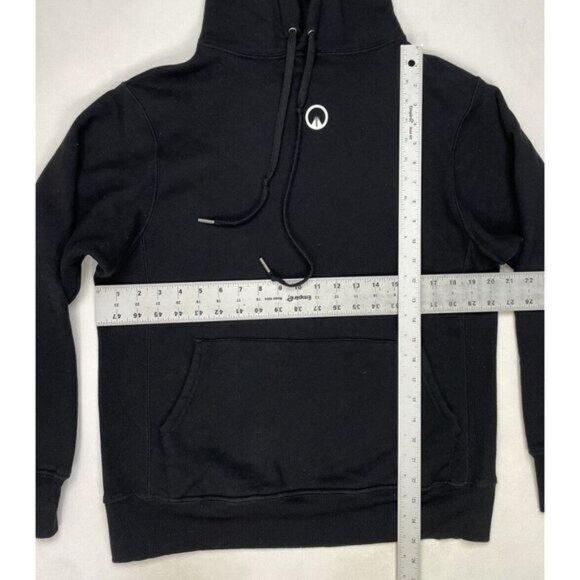 UNKNWN Core Emblem Pullover Hoodie Men Small Black - Picture 5 of 5